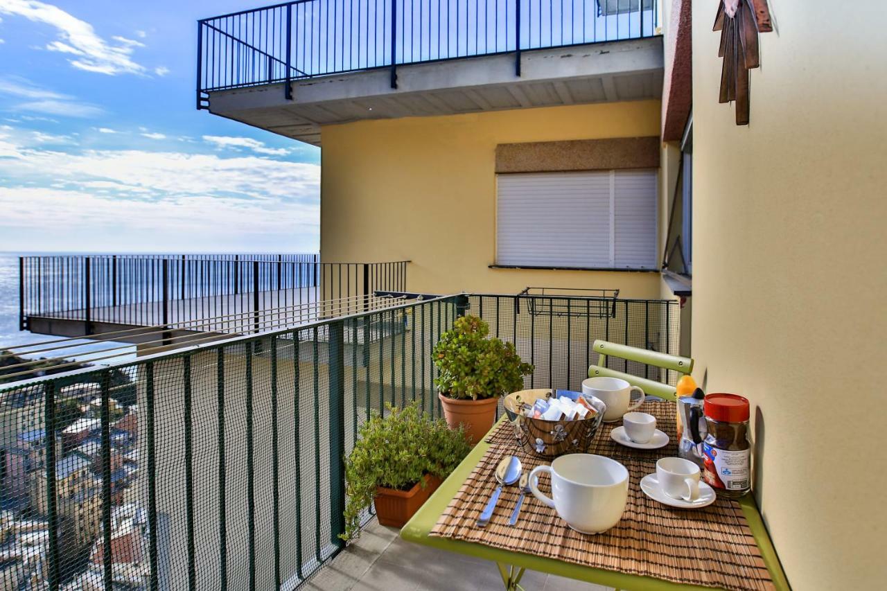 Cinque Terre D'Amare Sea View Big Apartment For Travel Lovers Riomaggiore Exteriör bild