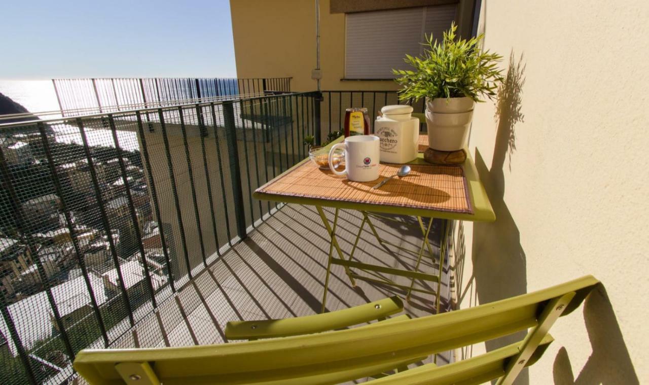 Cinque Terre D'Amare Sea View Big Apartment For Travel Lovers Riomaggiore Exteriör bild